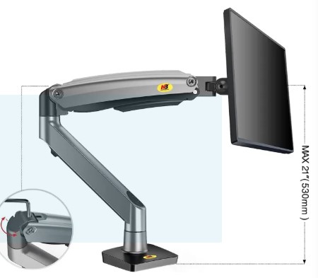 North Bayou G70 Single Monitor Arm Mount 22